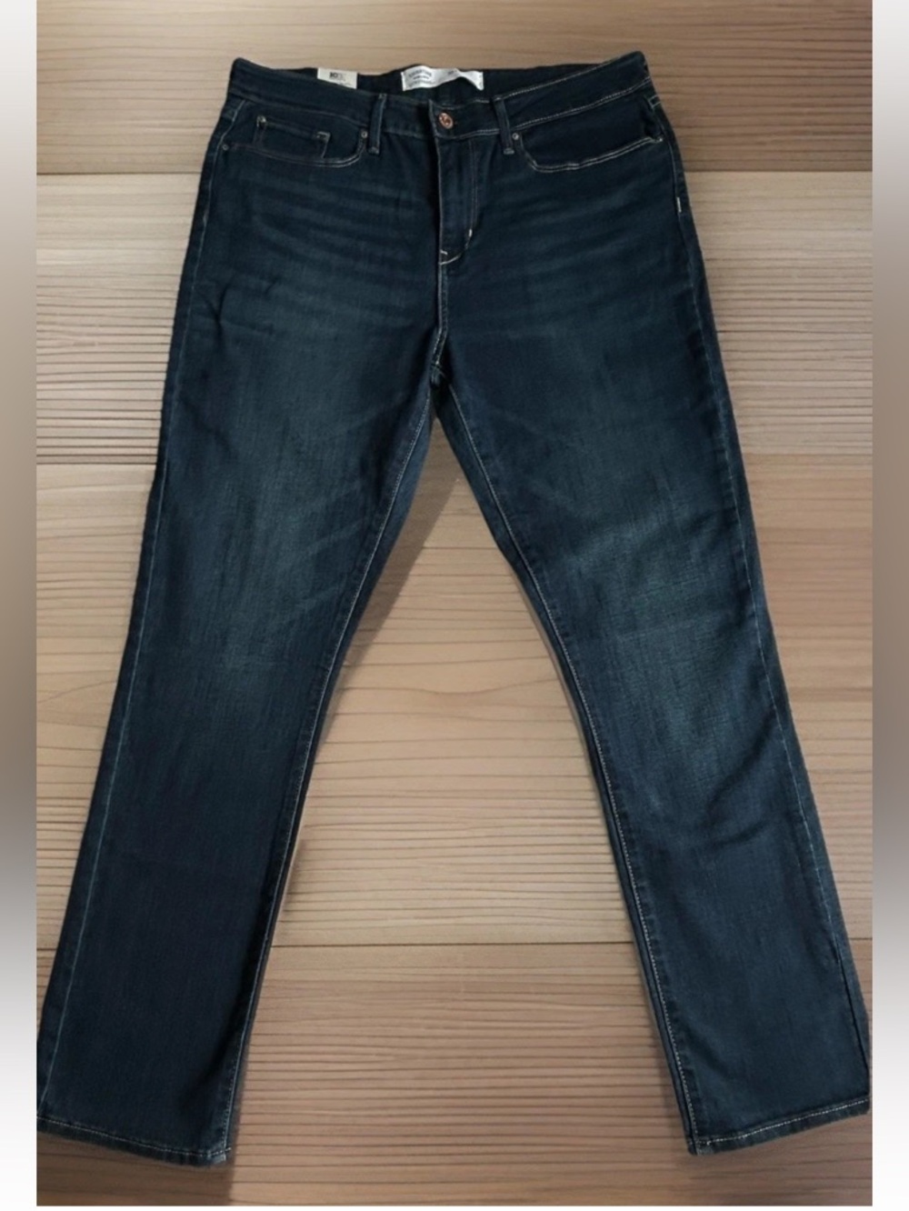 Levi Strauss Women's Signature Jeans~Mid-Rise~Slim~Dark Wash~16M 34/30